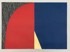 'Division-work No. 64' Color by Katsunori Hamanishi, 1996, Mezzotint Print, offered May 2025