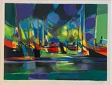 Marcel Mouly, Untitled, COLOR LITHOGRAPH