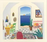 Thomas McKnight, HAND SIGNED AND NUMBERED A.P. 40/50, SCREENPRINT ON PAPER