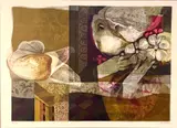 Alvar Suñol Munoz-Ramos, WOMAN HOLDING DOVE, LITHOGRAPH