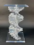 STACKED by Shlomi Haziza, ACRYLIC HELIX SPIRAL PEDESTAL, offered Sep 2024