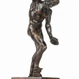Dancing Satyr by Massimiliano Soldani Benzi, The sculpture reproduces a famous marble from the, offered Sep 2023