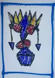 Raul, Untitled 3, 2020, Oil stick on