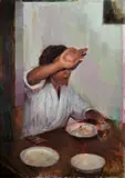 Edoardo Ettorre, Privacy #1, 2021, Acrylic