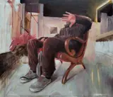 Edoardo Ettorre, Privacy #2, 2021, Acrylic