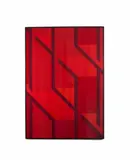 Red by Christian Bovo Joys, 2015, Spray paint on glass, offered Jul 2023