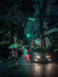 Tomaso Pignocchi, Dirty rain - Chiang Mai, 2019, Printed on Hahnemühle luster
