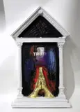 Alessandro Sabong 13TRuth, Truth, 2019, Resin sculpture and spray paint