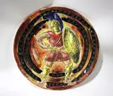 Alessandro Sabong 13TRuth, Untitled, 2013, Painted ceramic plate
