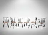 Ilmari Tapiovaara, Set of six Fannett chairs