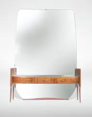 Sideboard toilette by Vittorio Dassi, Wooden bathroom sideboard with, offered Jul 2023