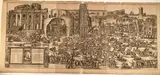Natale Bonifacio, L'alzamento dell'obelisco di San Pietro..., etching and bulino