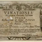 Antonio Tempesta, Venationes ferarum, avium, piscium, 1605...