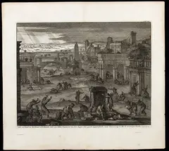 Jan Luyken, Mosè copre di tenebre l’Egitto..., Ex.