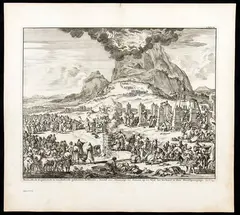 Jan Luyken, Mosè costruisce l'altare e consacra l'alleanza con il sangue..., Ex.