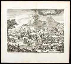 Jan Luyken, La Festa per il Vitello d’Oro ..., EX 32: