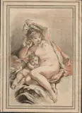 François Boucher, Venus and Cupid..., lithograph