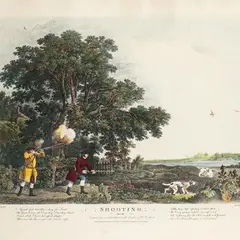 William Woollett, Shooting..., etching and bulino