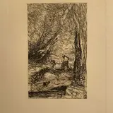 Jean-Baptiste Camille Corot, Le Bûcheron de Rembrandt...
