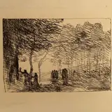 Jean-Baptiste Camille Corot, Orphée entrainant Eurydike, 1860...