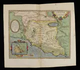 Abraham Ortelius, Latium. Ex Conatibus Geographicis Abrah. Ortelij Antverp..., etching and Engraving