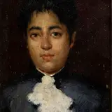 Vincenzo Migliaro, Portrait of a young lady, 1885