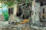 Felice Giordano, Village glimpse...