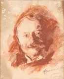 Antonio Mancini, Self-portrait