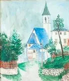 Adriano Spilimbergo, View of church...