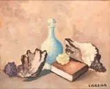 Felice Carena, Still life with seashells, 1965...