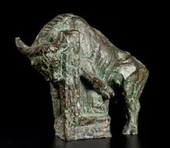Bue alla ferratura by Ferruccio Ferrazzi, 1964, Engraved signature and date on the back: Ferrazzi, offered Jun 2023