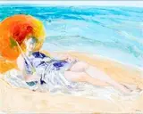 Ennio Calabria, Young lady on the seashore