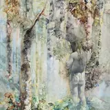 Renzo Vespignani, Naked woman in the wood