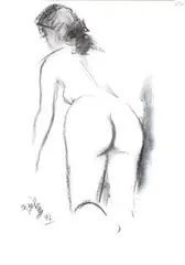 Rinaldo Geleng, Naked woman from behind, 1997
