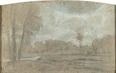 Antonio Fontanesi, Wooden landscape