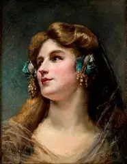 Cesare Augusto Detti, Portrait of young lady