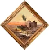Hermann David Salomon Corrodi, Sunset on Nile
