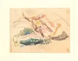 Ferruccio Ferrazzi, Sketch for "Il Pescatore", 1920