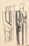 Mario Sironi, Classic Figures, 1933/35