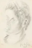 Pericle Fazzini, Self-portrait, 1937