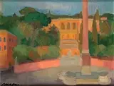 Mario Mafai, Piazza del Popolo in Rome