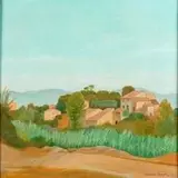 Antonio Donghi, Landscape, 1940
