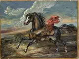 Giorgio de Chirico, Cavallo in fuga, 1960 ca.
