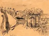 Renato Birolli, Landscape, 1941