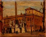 Luigi Surdi, Piazza del Quirinale, Rome, 1947
