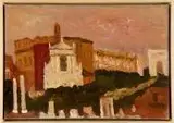 Carlo Quaglia, Roman Forum (view on S. Francesca Romana Church), 1966