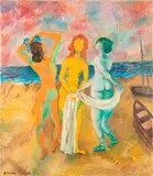 Adriana Pincherle, Ragazze al mare, 1992