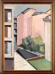 Urban landscape by Beppe Guzzi, offered Feb 2023