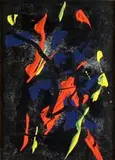 Abstract Composition ... by Luigi Montanarini, Mixed media on cardboard, offered Feb 2023