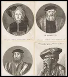 Wenceslaus Hollar, Quattro ritratti da Hans Holbein il Giovane...